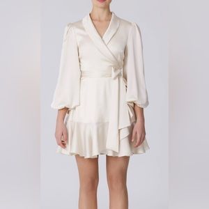 NWT KEEPSAKE
KENNEDY LONG SLEEVE MINI DRESS Creme